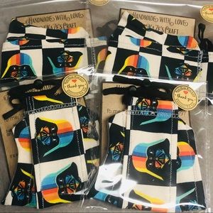 Rainbow Darth Vader Kids Face Mask